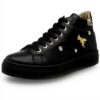 Baskets Patrizia Pepe Fille Cuir Noir Confortable