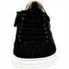 Baskets Patrizia Pepe Fille Noir Gris Cuir Respirant Confort