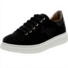 Baskets Patrizia Pepe Fille Noir Gris Cuir Respirant Confort