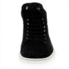 Baskets Patrizia Pepe Fille Cuir Respirant Noir Or