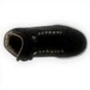 Baskets Patrizia Pepe Fille Cuir Respirant Noir Or
