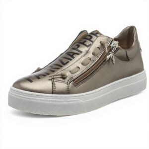 Baskets Patrizia Pepe Fille Cuir Blanc Confort Mode
