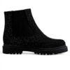 Patrizia Pepe Bottine Chelsea fille cuir noir PPJ548
