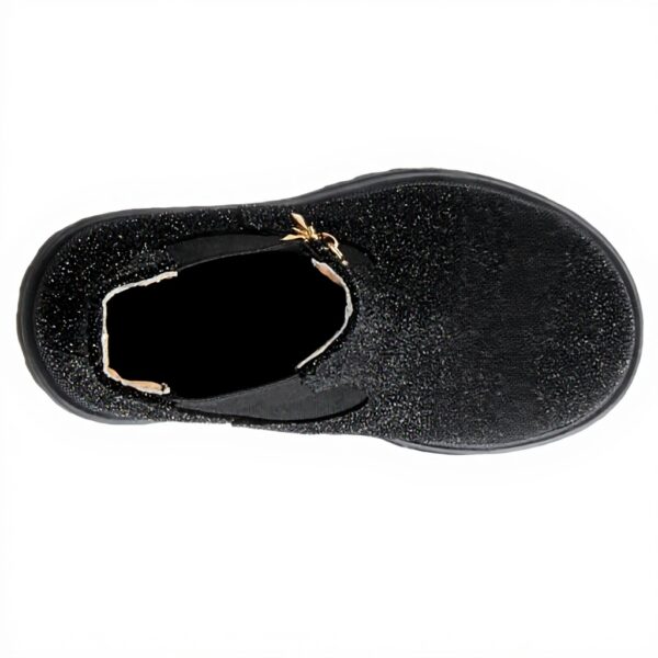 Patrizia Pepe Bottine Chelsea fille cuir noir PPJ548
