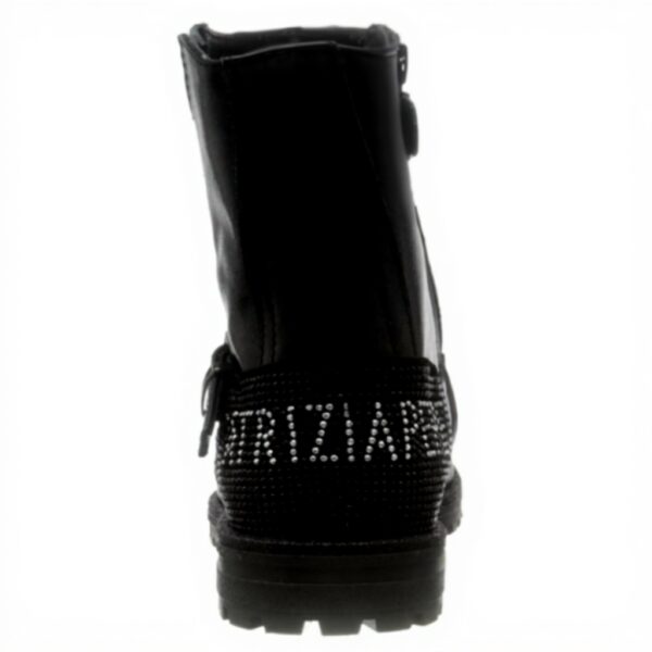 Bottes fille Patrizia Pepe cuir respirant fermeture éclair