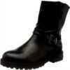 Bottes fille Patrizia Pepe cuir respirant fermeture éclair