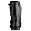 Bottes fille Patrizia Pepe cuir fermeture éclair noir gris