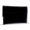 Pochette Patrizia Pepe cuir brillant noir femme décontracté