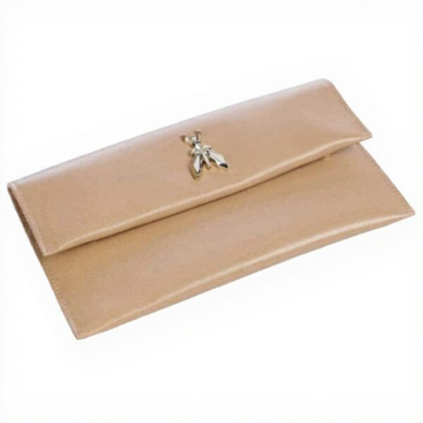 Pochette Patrizia Pepe Femme Cuir Veau Beige Pompeï