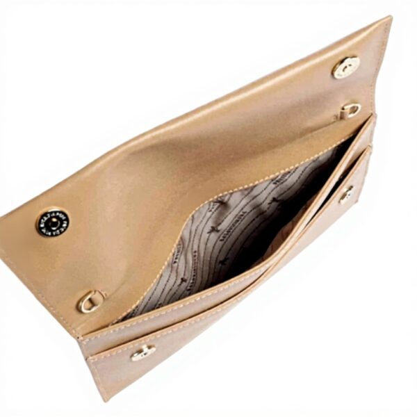 Pochette Patrizia Pepe Femme Cuir Veau Beige Pompeï
