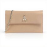 Pochette Patrizia Pepe Femme Cuir Veau Beige Pompeï
