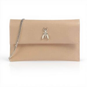Pochette Patrizia Pepe Femme Cuir Veau Beige Pompeï