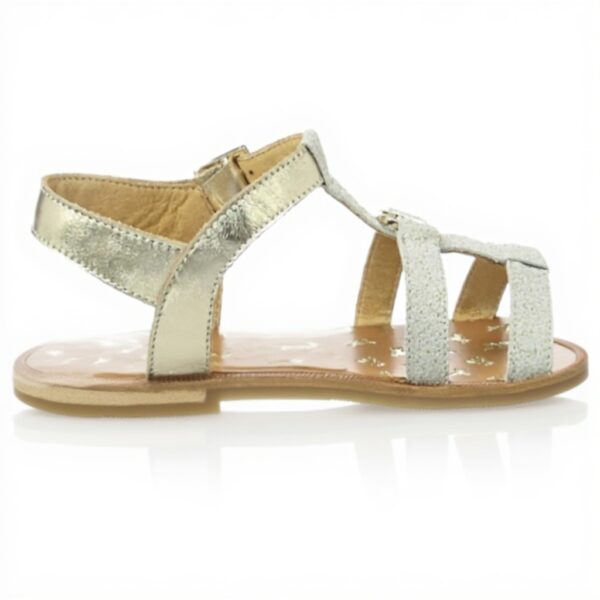 Sandale Patrizia Pepe Femme Cuir Or PPJ71 Taille 37
