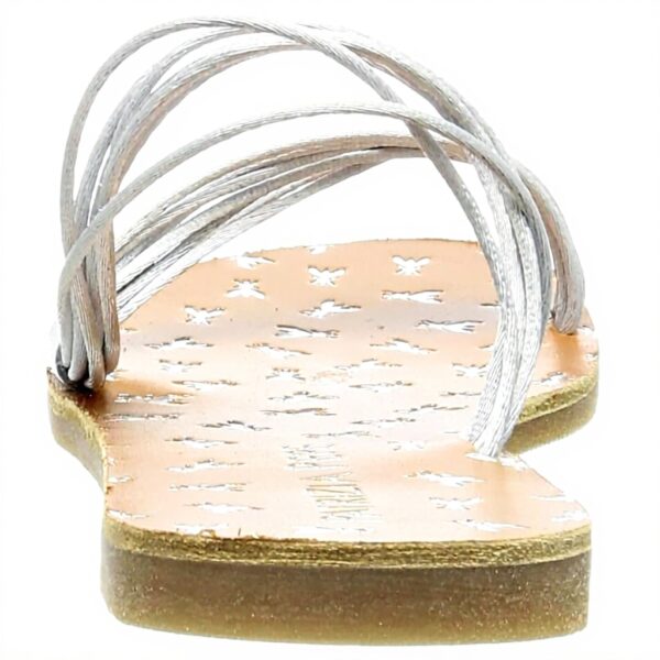 Sandale Patrizia Pepe Femme Cuir Argenté PPJ75
