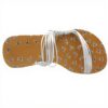 Sandale Patrizia Pepe Femme Cuir Argenté PPJ75