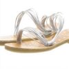 Sandale Patrizia Pepe Femme Cuir Argenté PPJ75