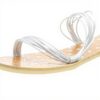 Sandale Patrizia Pepe Femme Cuir Argent Taille 36