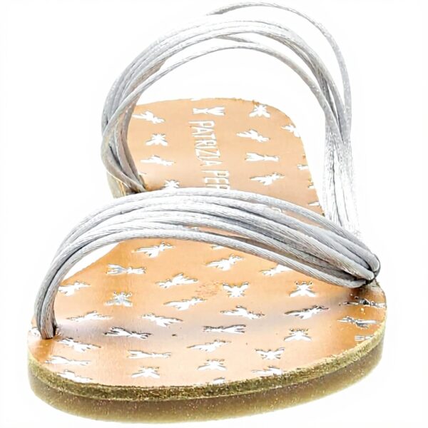 Sandale Patrizia Pepe Femme Cuir Argent Taille 36