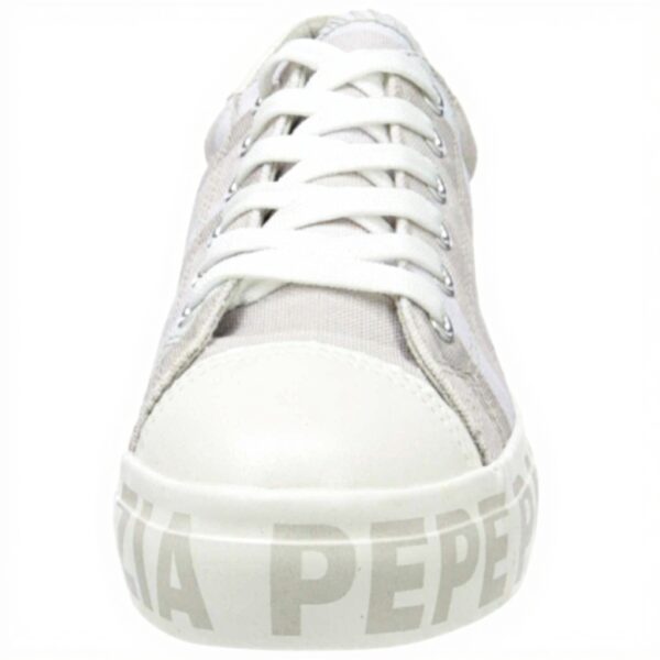 Baskets Patrizia Pepe Femme Gris Textile Respirant PPJ62