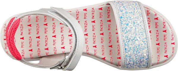 Sandale Patrizia Pepe Kids PPJ70 Blanc Fuxiafluo Cuir-4