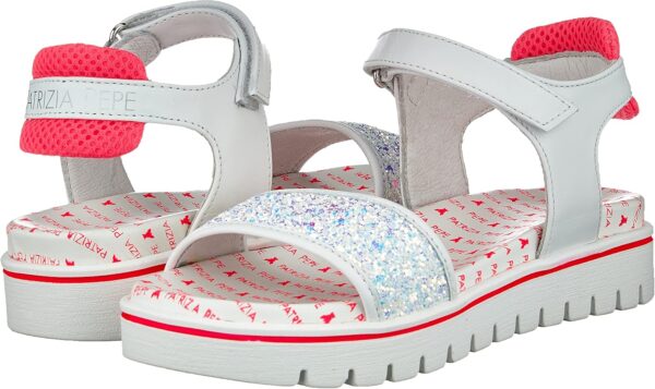 Sandale Patrizia Pepe Kids PPJ70 Blanc Fuxiafluo Cuir-6