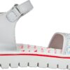 Sandale Patrizia Pepe Kids PPJ70 Blanc Fuxiafluo Cuir-5