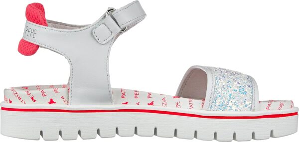 Sandale Patrizia Pepe Kids PPJ70 Blanc Fuxiafluo Cuir-5