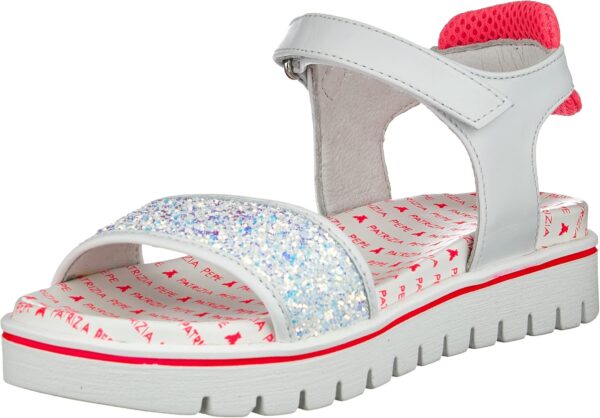 Sandale Patrizia Pepe Kids PPJ70 Blanc Fuxiafluo Cuir-0