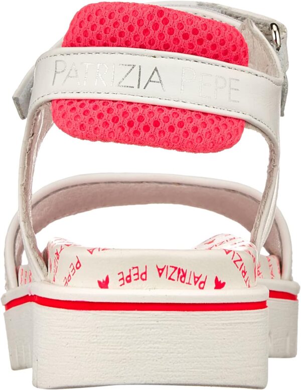 Sandale Patrizia Pepe Kids PPJ70 Blanc Fuxiafluo Cuir-2