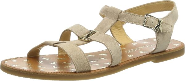 Sandale fille Patrizia Pepe PPJ71 cuir rose bonbon 31 EU-0