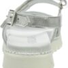 Sandale fille Patrizia Pepe PPJ82 cuir argent 30 EU-2