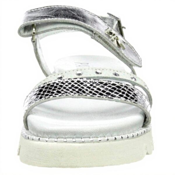 Sandale Patrizia Pepe Kids Argent Cuir PPJ82 Fille