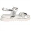 Sandale Patrizia Pepe Kids Argent Cuir PPJ82 Fille