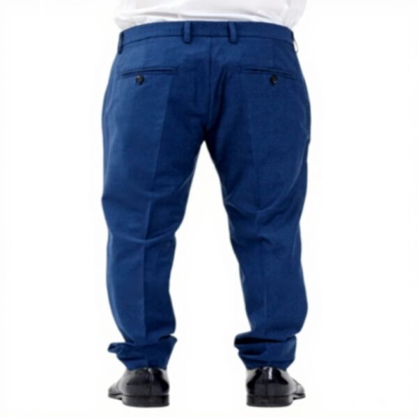 Pantalon élégant bleu PATRIZIA PEPE Homme coton laine