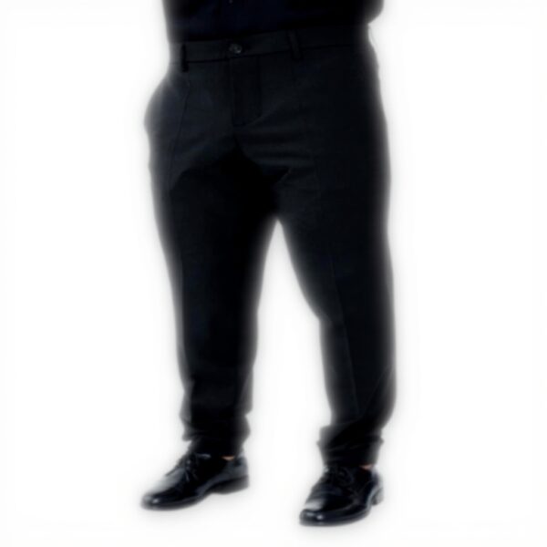 Pantalon homme noir PATRIZIA PEPE élégant laine polyester