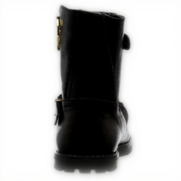 Bottes fille Patrizia Pepe cuir respirant fermeture zippée