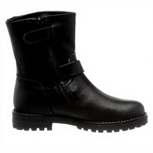 Bottes fille Patrizia Pepe cuir respirant fermeture zippée