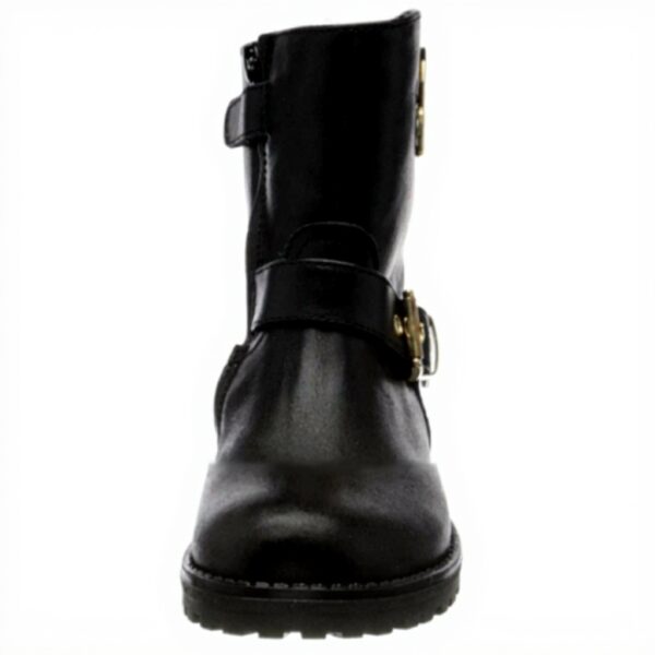 Bottes fille Patrizia Pepe cuir respirant fermeture zippée