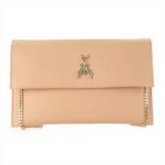 Pochette en cuir PATRIZIA PEPE bandoulière amovible femme