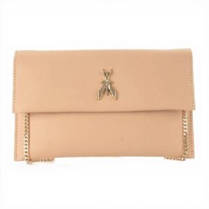 Pochette en cuir PATRIZIA PEPE bandoulière amovible femme