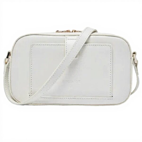 Sac porté main PATRIZIA PEPE cuir blanc femme 8B0152L061