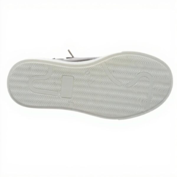 Baskets Patrizia Pepe Alicia 90 talon animalier fille blanc