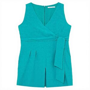 Robe Patrizia Pepe femme vert soirée coton 2A2887