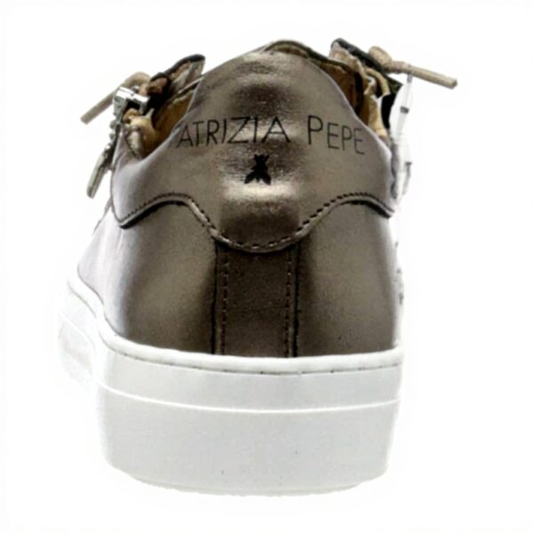 Basket fille Patrizia Pepe cuir blanc mode confortable