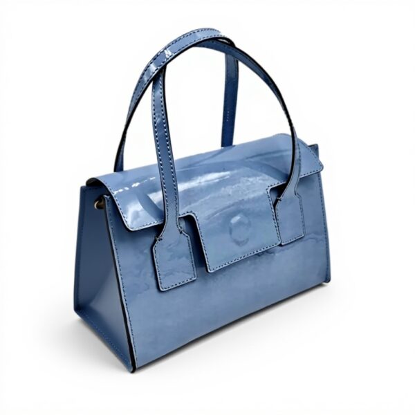 Sac à main Pretty Nana Matilde T-2003 cuir Italie Bleu