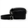 Sac bandoulière cuir Italie Pretty Nana ROBY T-2005 Noir