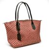 Sac Carolina cuir Italie femme design géométrique rouge