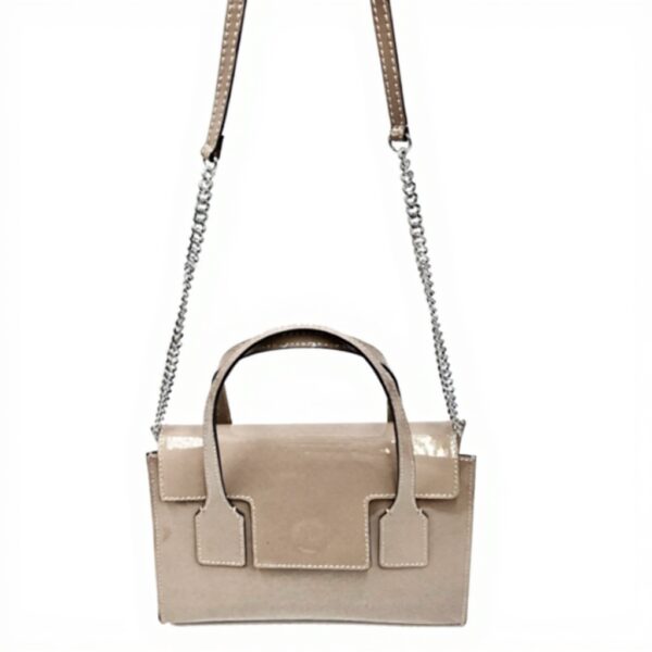 Sac à main Pretty Nana cuir Italie bandoulière femme beige
