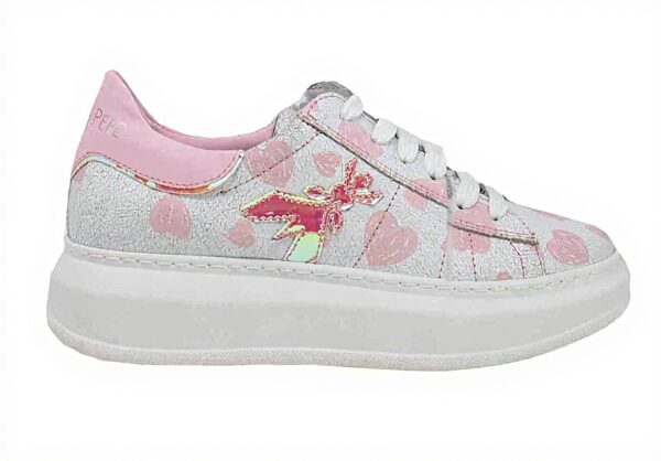 Baskets Patrizia Pepe PPJ51 Gris Cuir Femme Mode