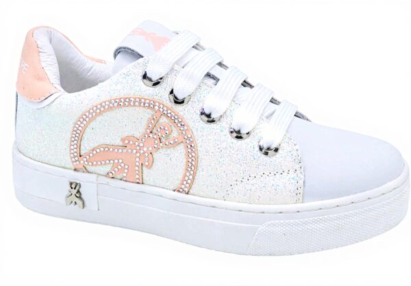 Baskets Patrizia Pepe Fille Blanc Design Moderne Chaussures